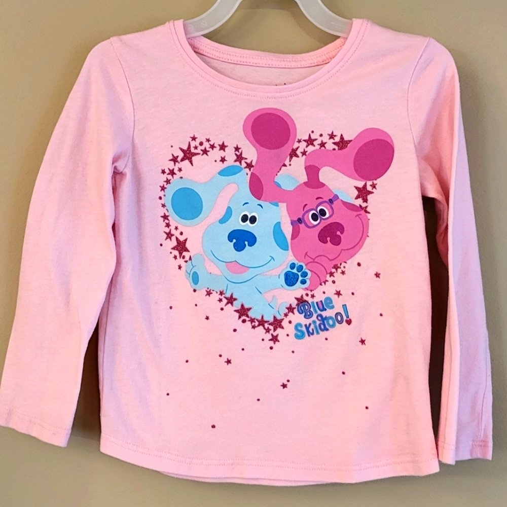 Blue's Clues pink long sleeved tee shirt